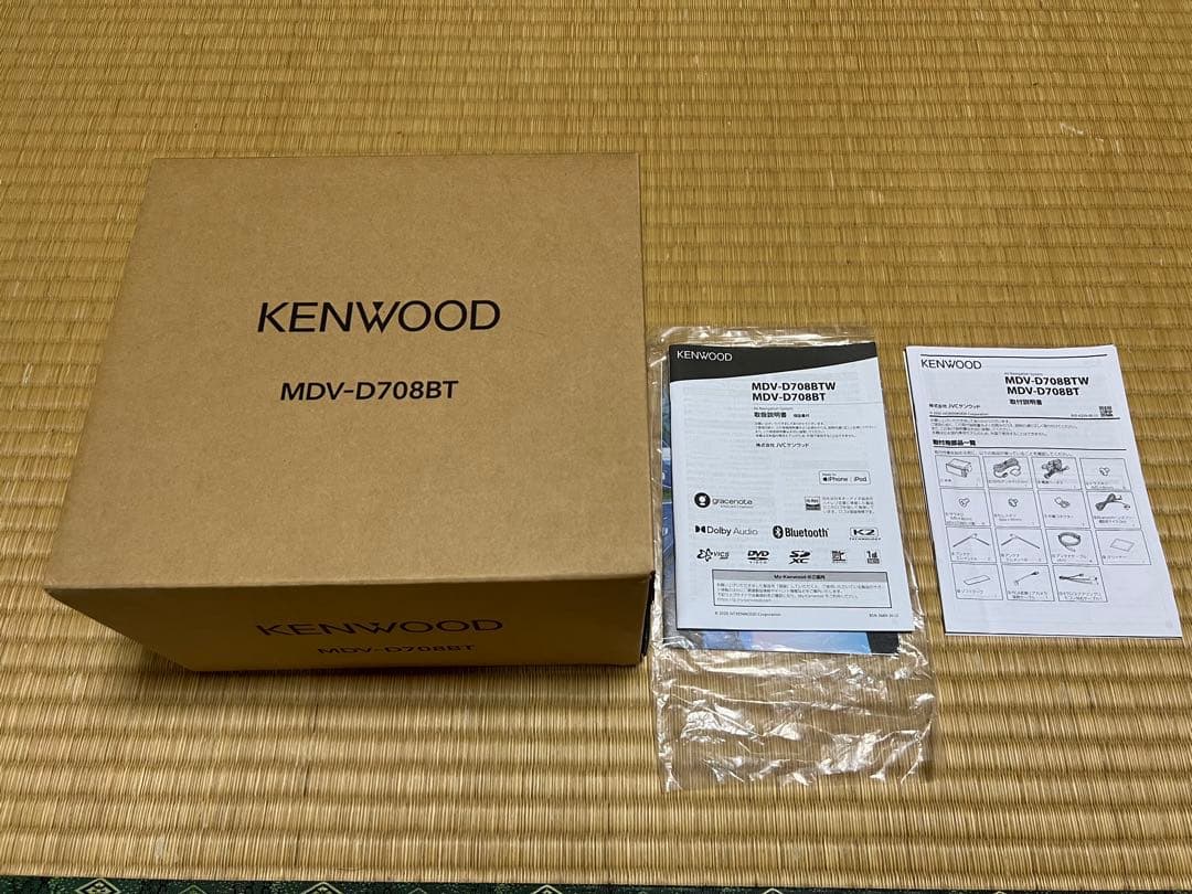 カーオーディオ KENWOOD MDV-D708BT