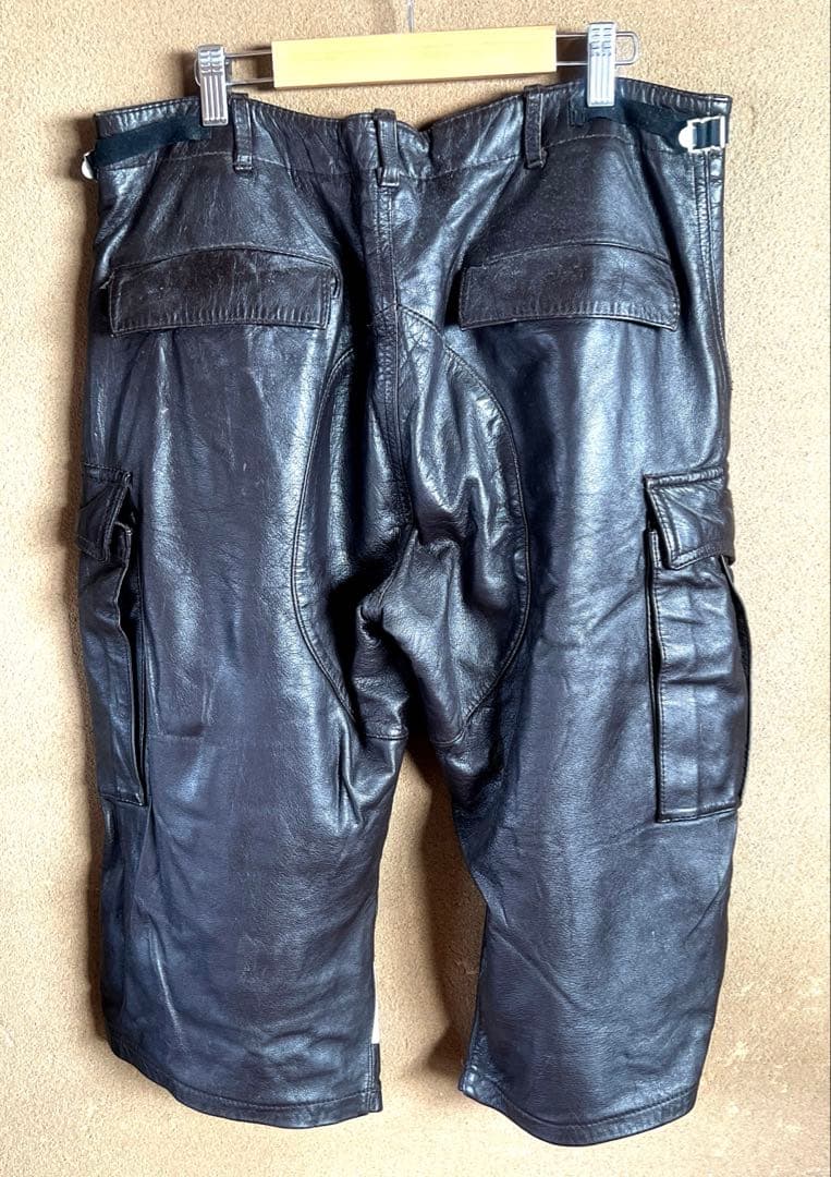 undercover初期レザーハーフボトムブラウン