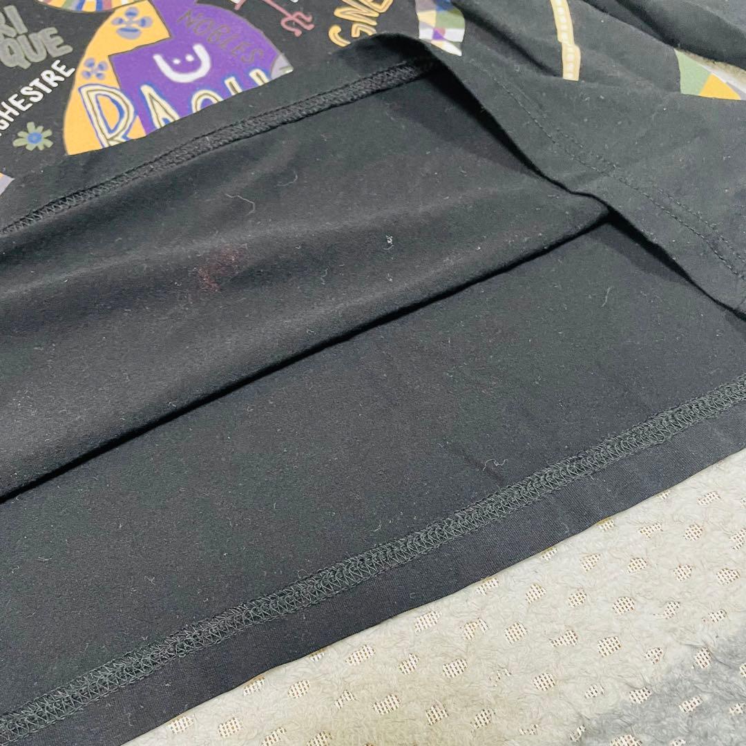 希少✨レア✨トクコプルミエヴォル　チュニック　総柄　刺繍　ストレッチ性　黒