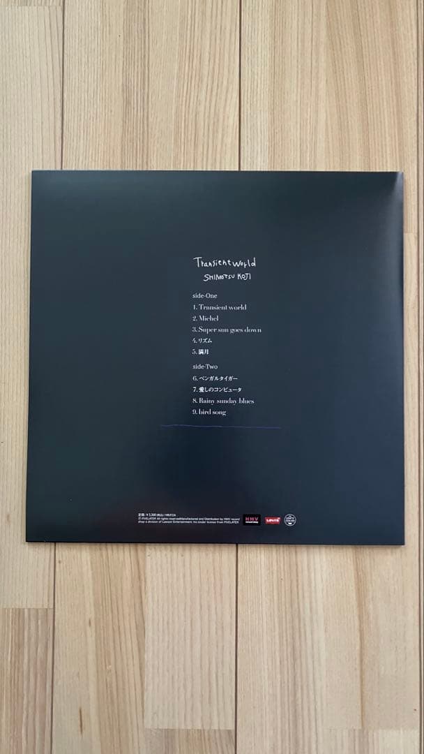 下津光史 Transient World LP レコード