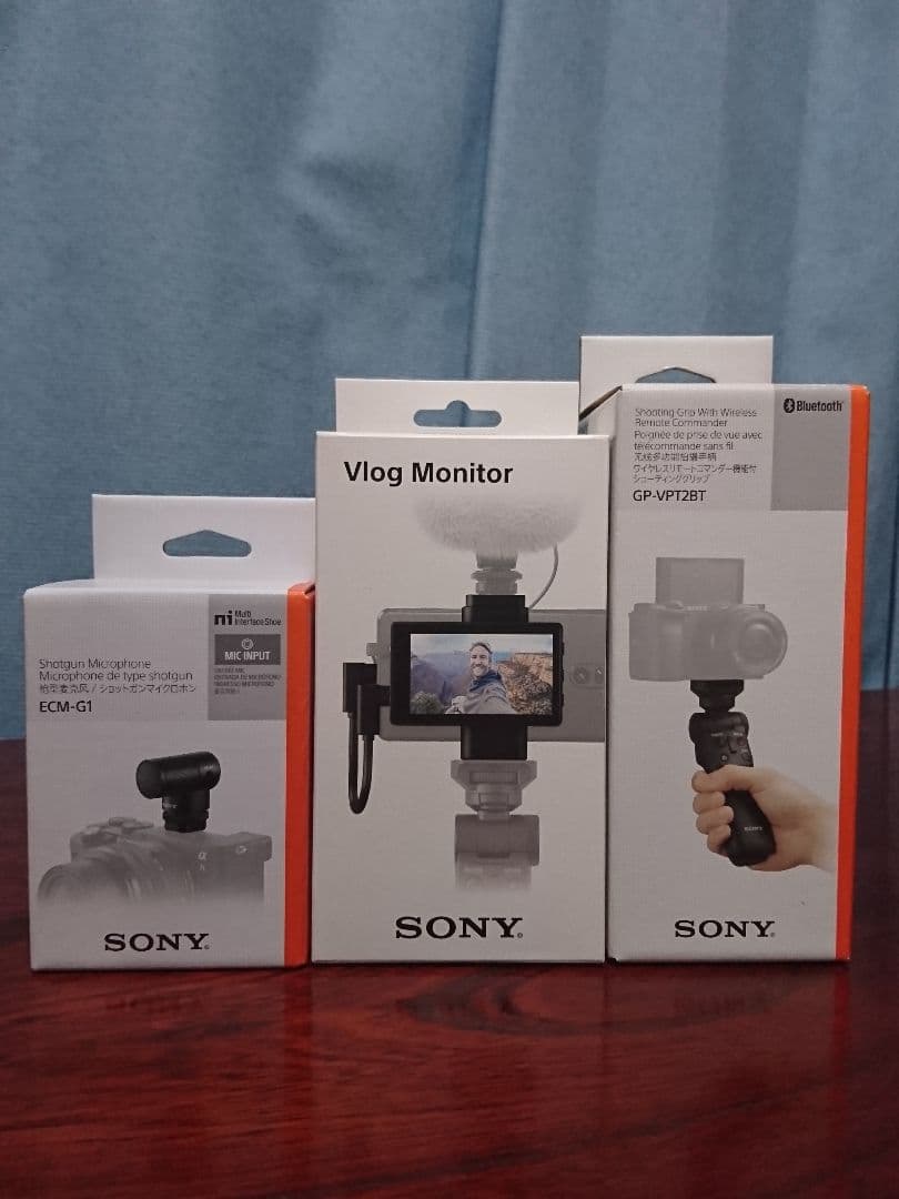 SONY ブログモニター ショットガンマイクロホン シューティンググリップ 新品