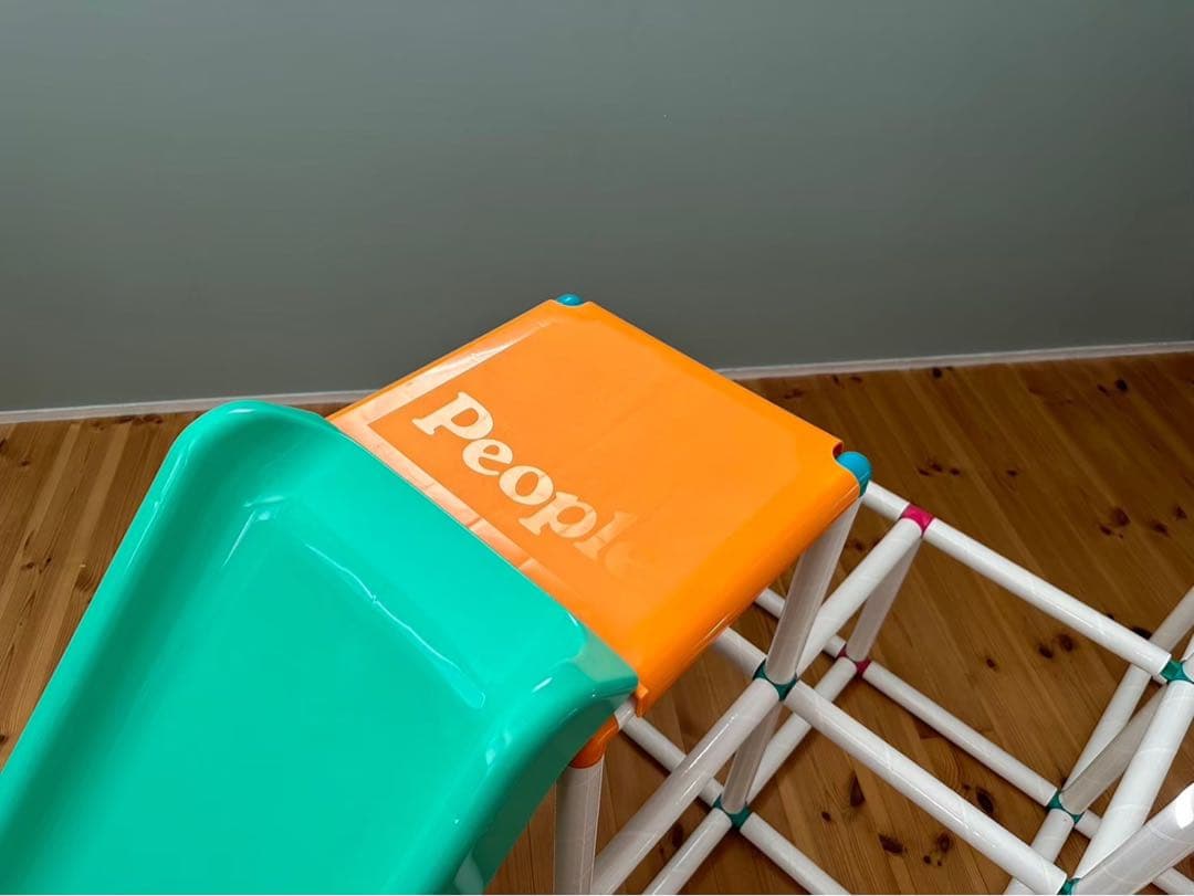 白いわんぱくジム 箱なし ジャングルジム