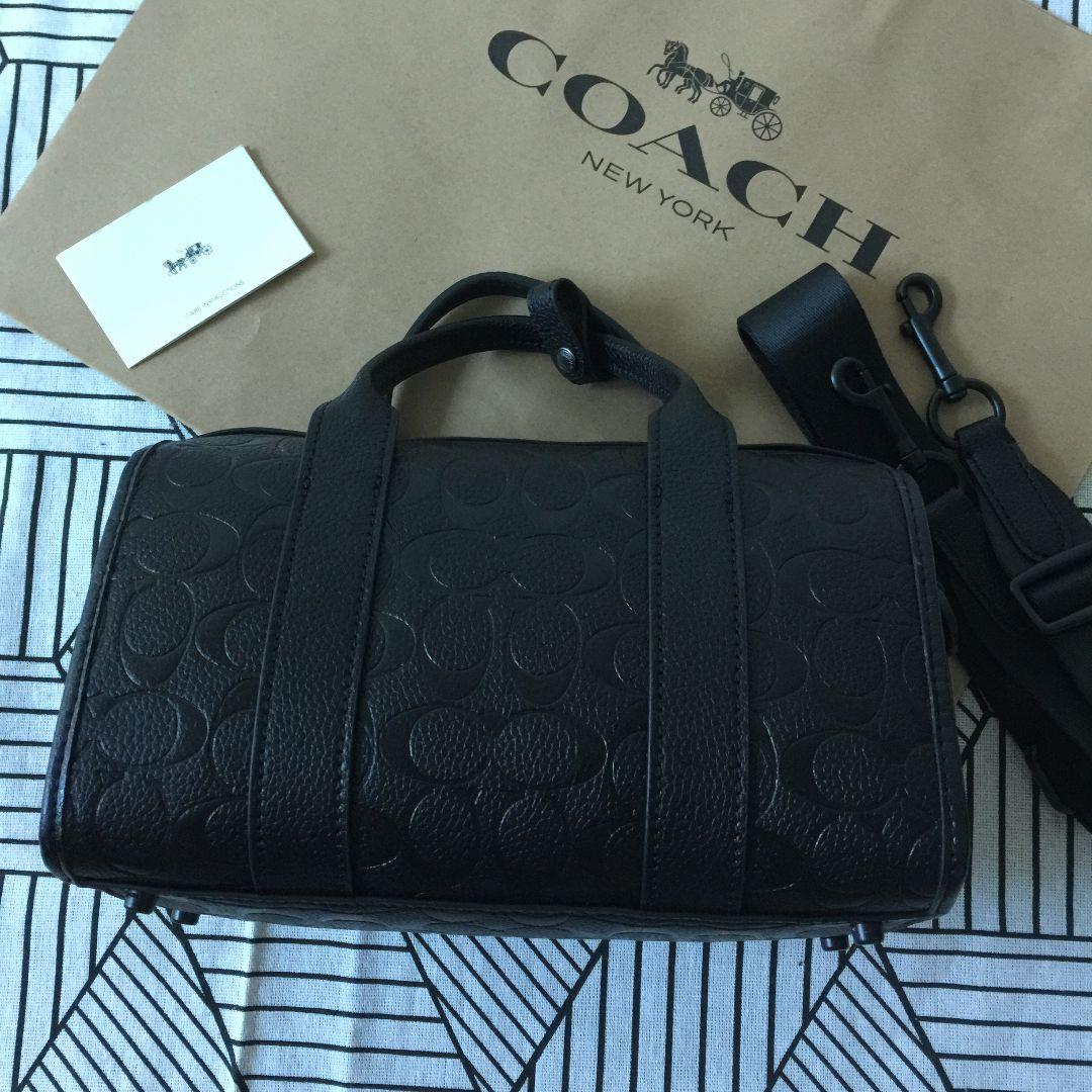 COACHコーチバッグ CZ497 ブラック ショルダーバッグボストンバッグ