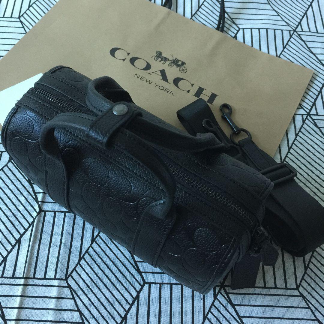 COACHコーチバッグ CZ497 ブラック ショルダーバッグボストンバッグ