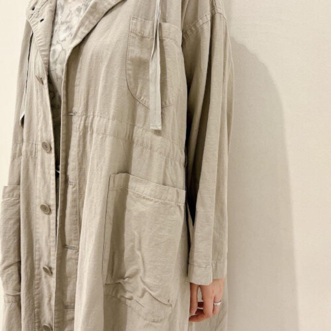 【morieringi】パドカレ オールドツイルフェードスラブコート