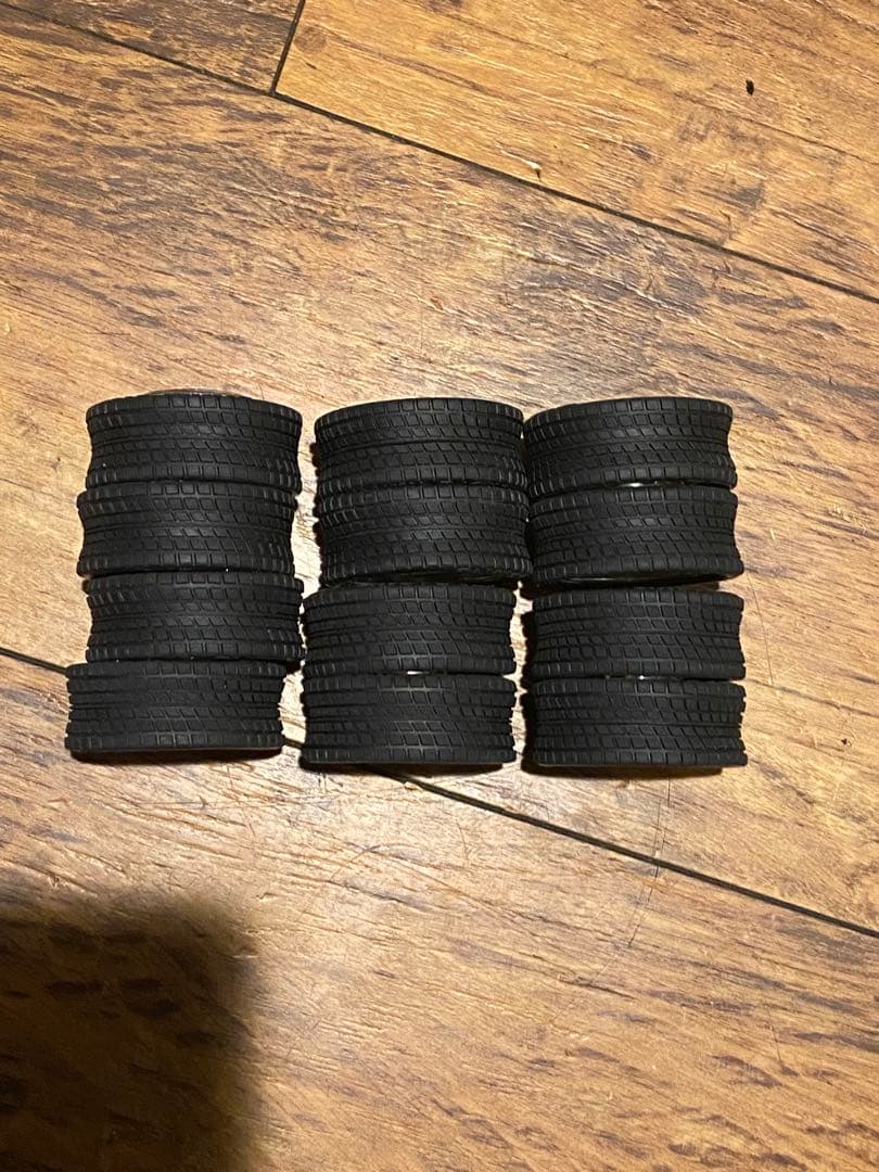 1/14 トラック トレーラー用ホイール 単車 4t 3軸 4軸 扁平 美品