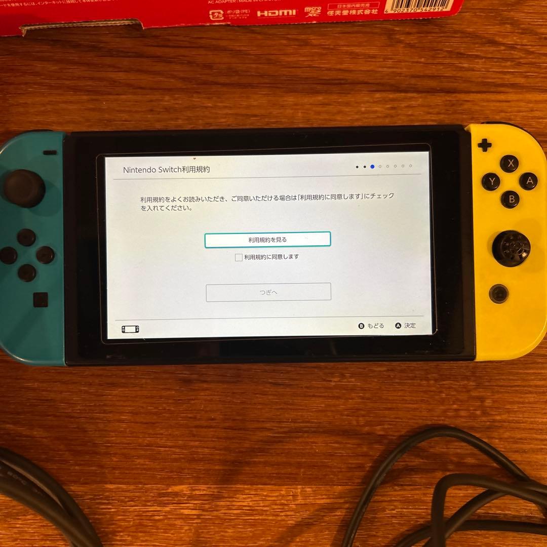 Nintendo Switch 本体 青・黄 Joy-Con付き