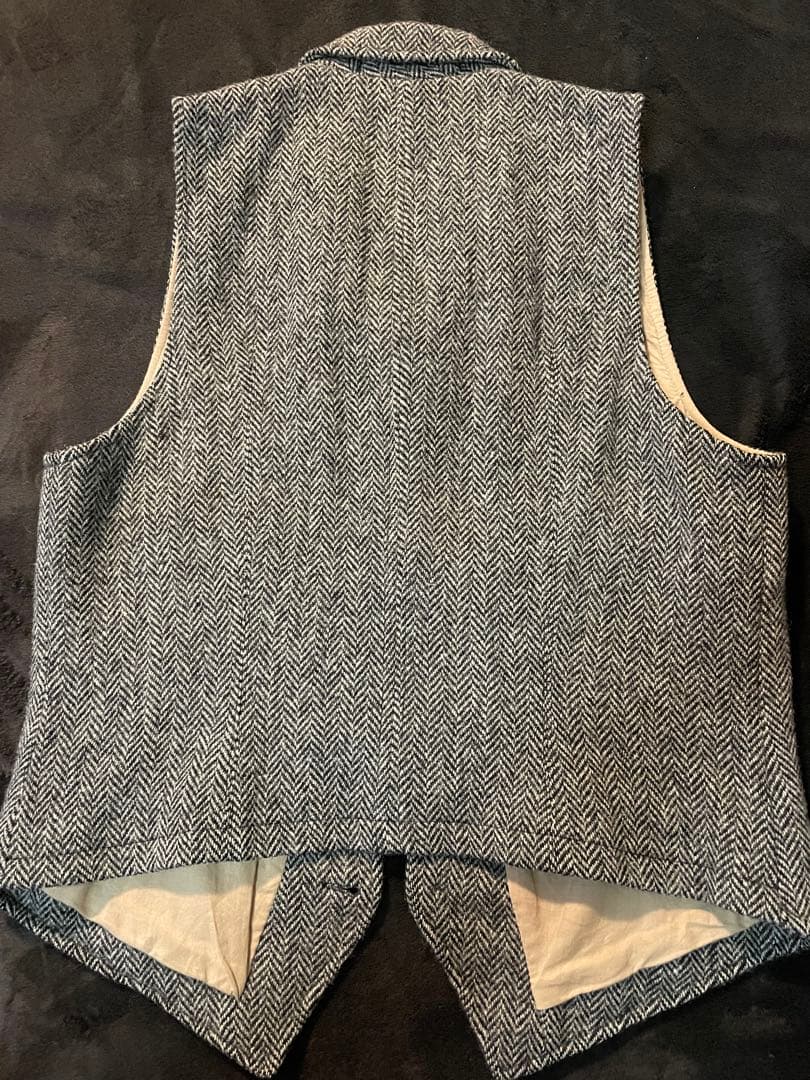 【マロリーベスト】ナイジェルケーボン × ハリスツイードＬサイズ