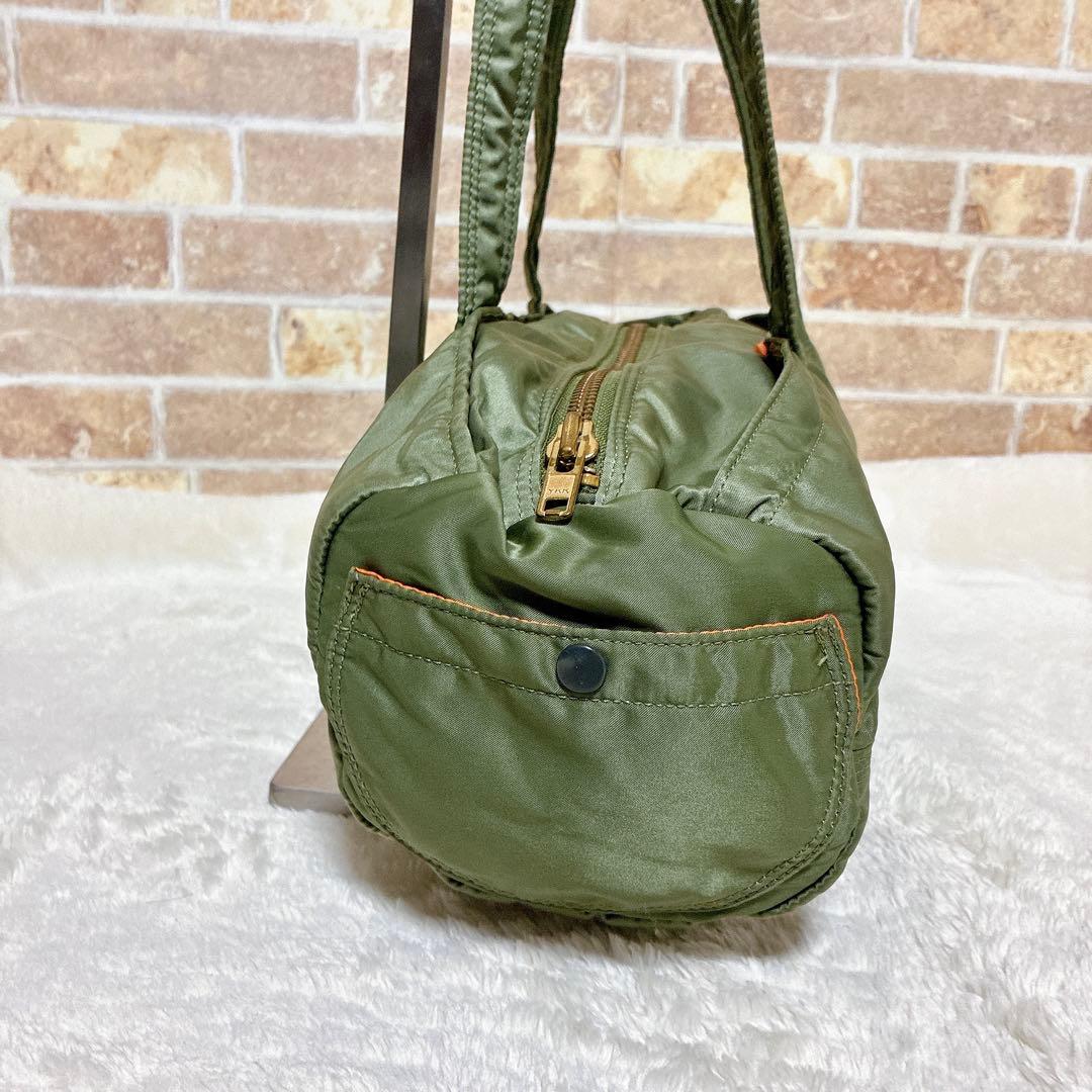 美品✨希少 ポーター タンカー ダッフル ミニボストンバッグ　 セージグリーン