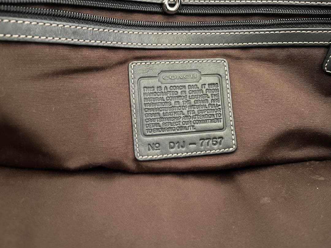 マ*ス様 【美品☆】コーチ　COACH トートバッグ　レザー　ブラック　A4 ビ
