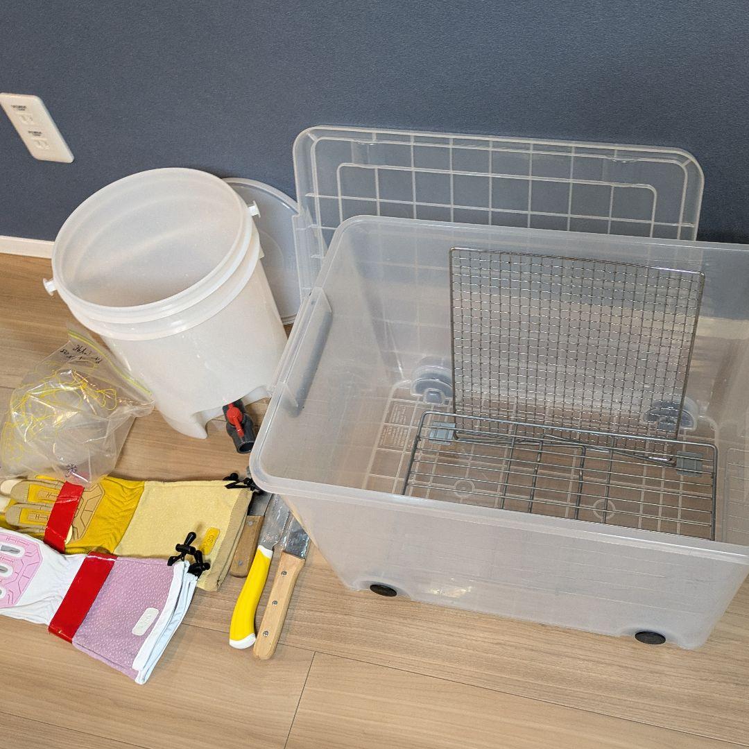 ニホンミツバチ採蜜道具セット