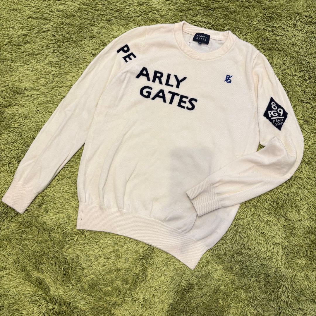 パーリーゲイツ PEARLYGATES ニットセーター カシミヤ混 サイズ0