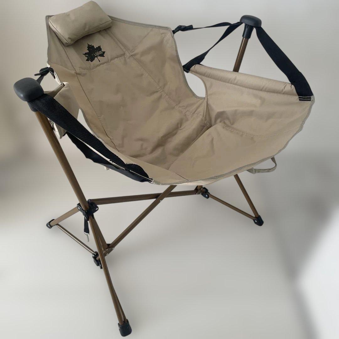 ロゴスハンモックチェア　アウトドアハンモックチェア　リクライニングチェア美品