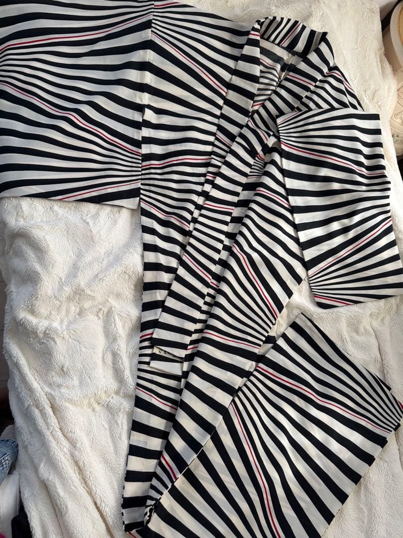 きもの道楽　セオα 浴衣　縞