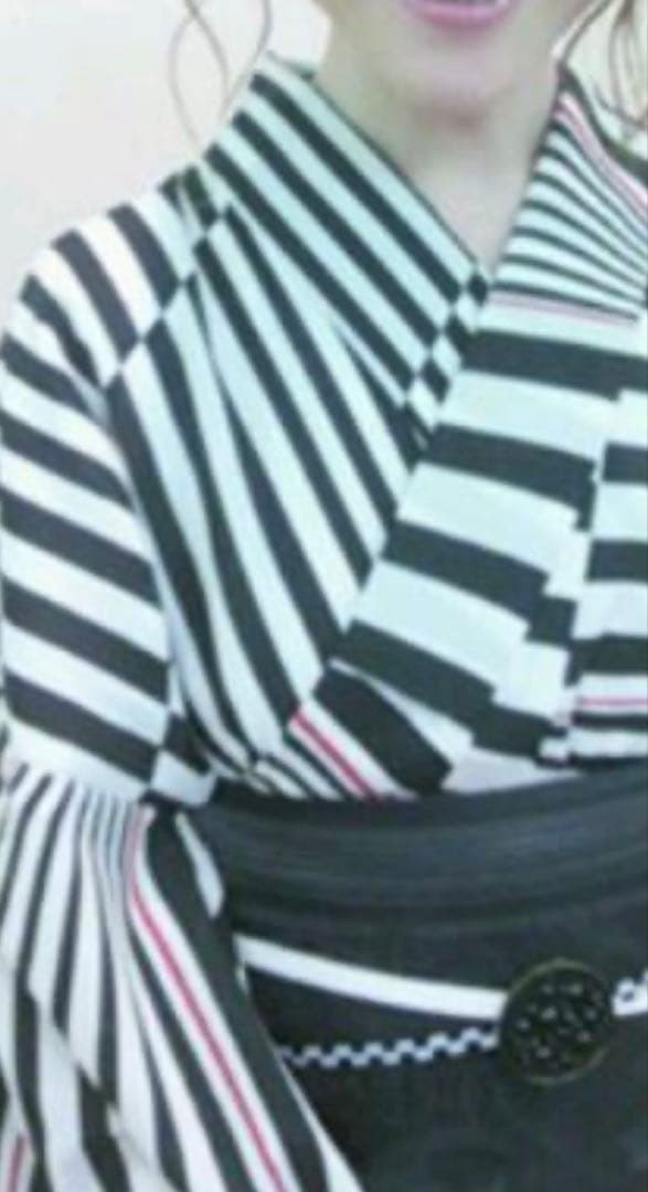 きもの道楽　セオα 浴衣　縞