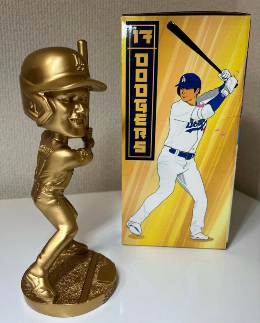 大谷翔平　ボブルヘッド　ゴールド　年間シート会員限定　ドジャース