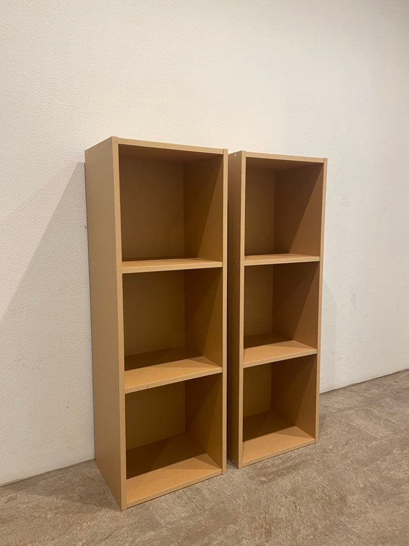 ⭐️送料込⭐️美品⭐️３セット⭐️無印⭐️廃盤希少⭐️パルプボードボックス３段⭐️スリム３段