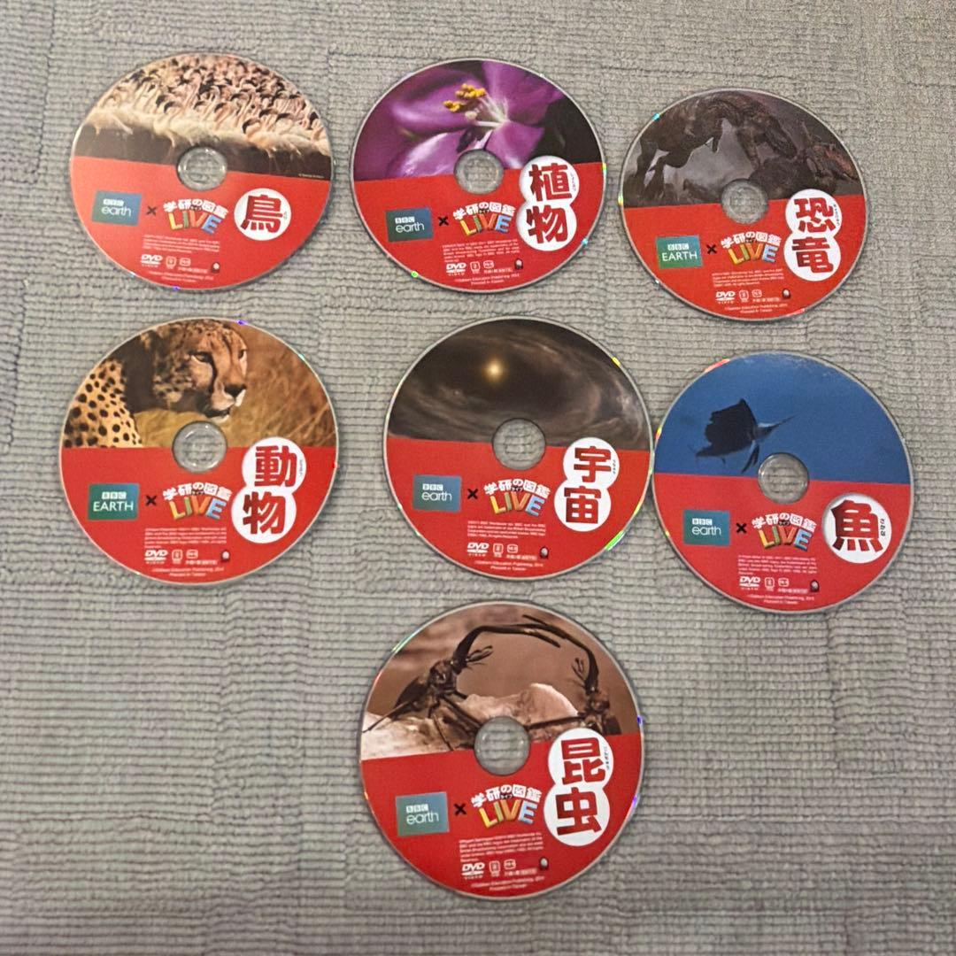 学研の図鑑LIVE 付属DVD 7枚セット