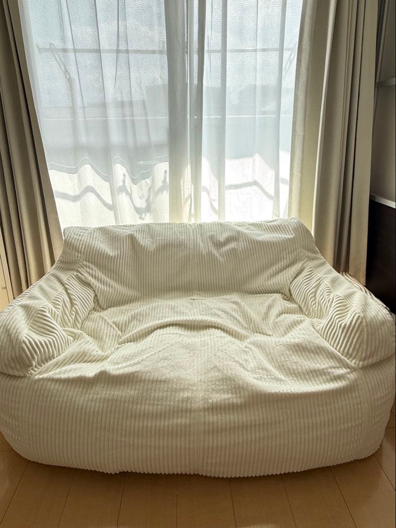 LOOSY ビーズクッション ホワイト