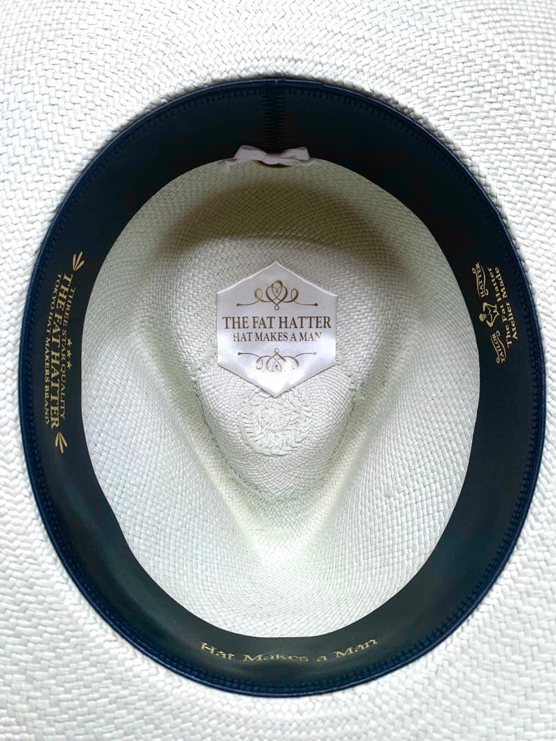 THE FAT HATTER VISTA BLUE パナマ ハット 40