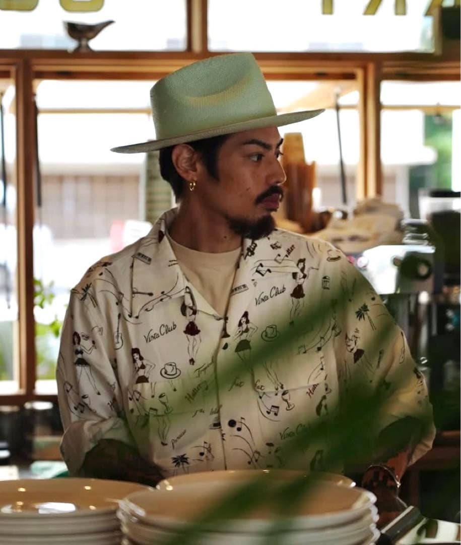 THE FAT HATTER VISTA BLUE パナマ ハット 40