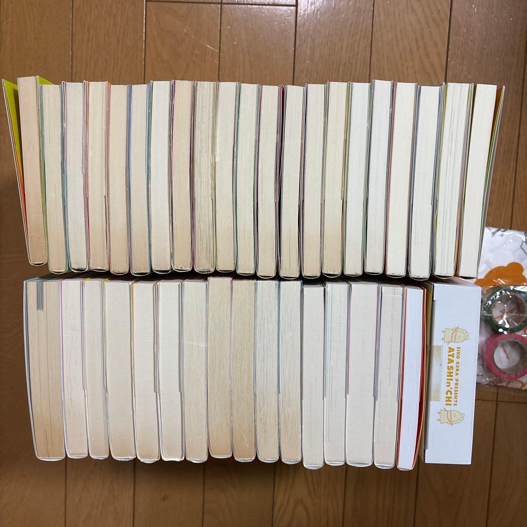 あたしンち 全巻＋公式ファンブック＋アニメあたしンち ＋手ぬぐい他　37冊