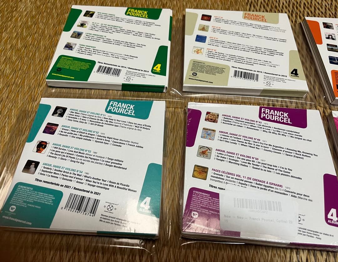 Franck Pourcel 輸入盤 4CD 極美品6枚+新品未開封品3枚セット