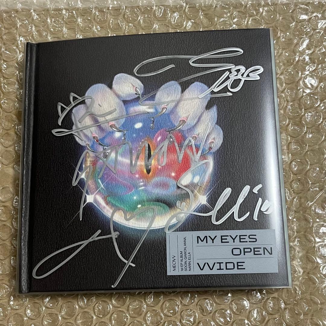MY EYES OPEN WIDE MEOVV ミヤオ 直筆サイン入り