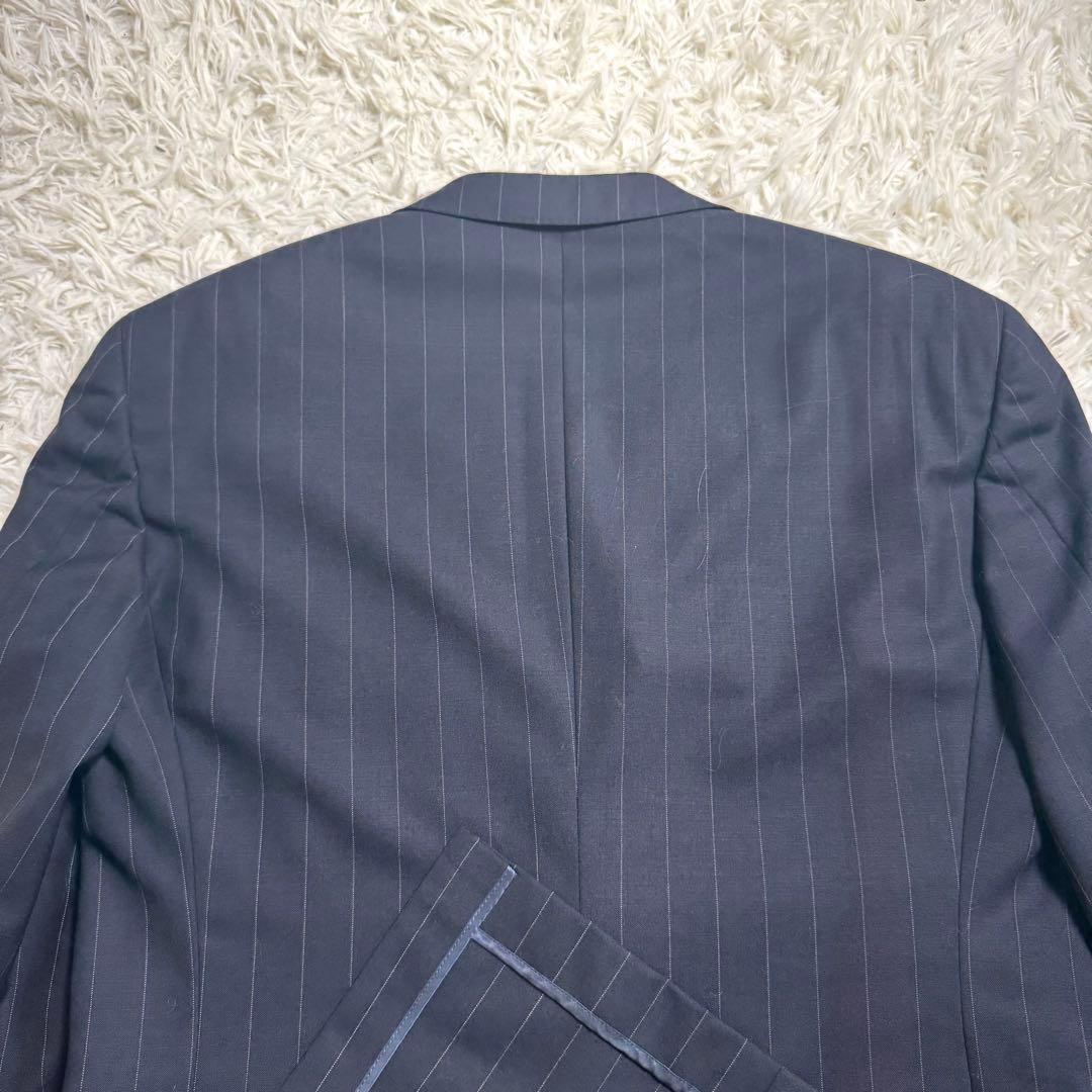 90s ポロバイラルフローレン ビンテージスーツセットアップ　ストライプ　AB6