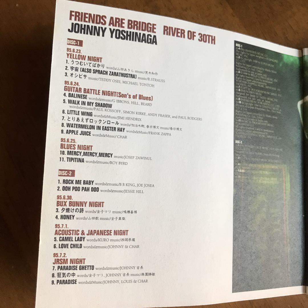 ジョニー吉長　30周年ライヴCD 2枚組