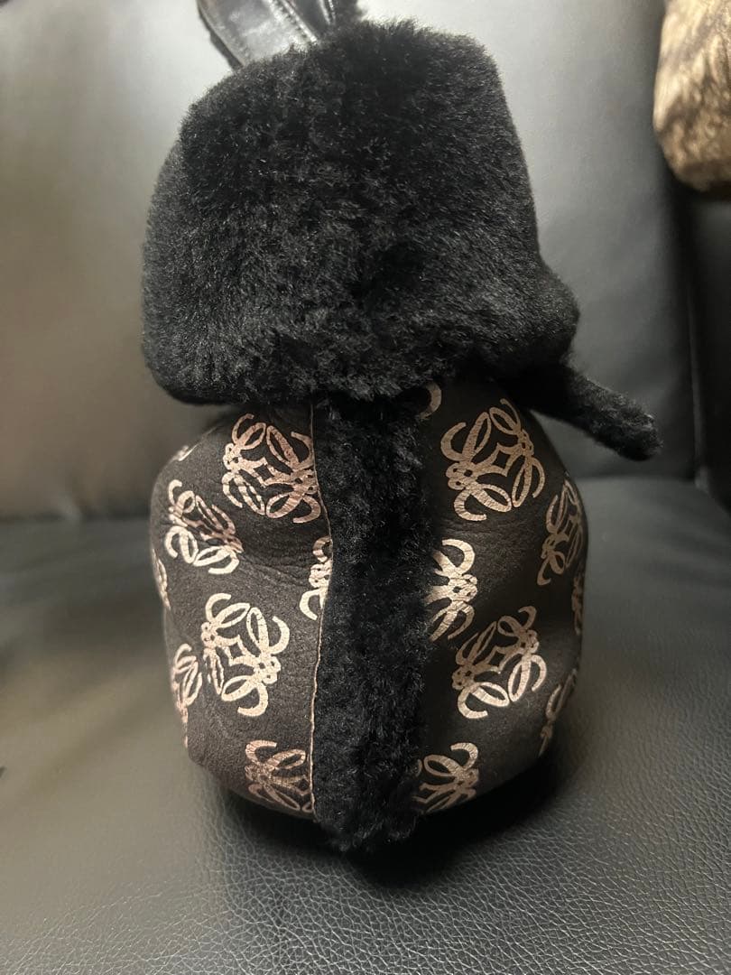 loewe ロエベ ムートン レザー ハンドバッグ