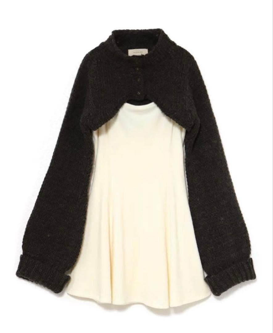 ワンピース andmary Zoey velour set dress