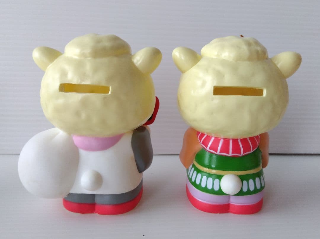 ハローキティ 羊 七福神 フィギュア 貯金箱 7体セット