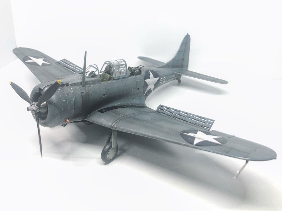 【海賊プラモデル屋完成品】TAMIYA 1/48 SBD-3急降下爆撃機完成品
