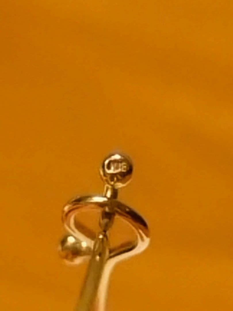 【ちいたん】K18フープバングル