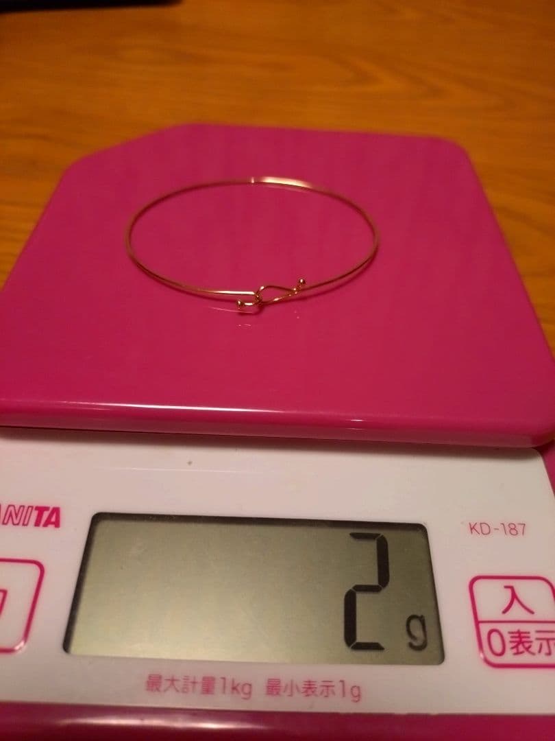 【ちいたん】K18フープバングル