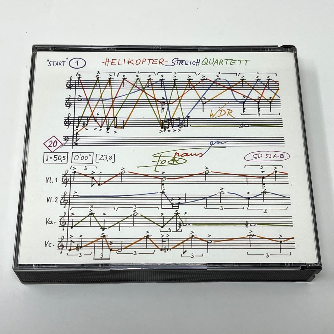 カールハインツ・シュトックハウゼン / ヘリコプター弦楽四重奏曲（2枚組）