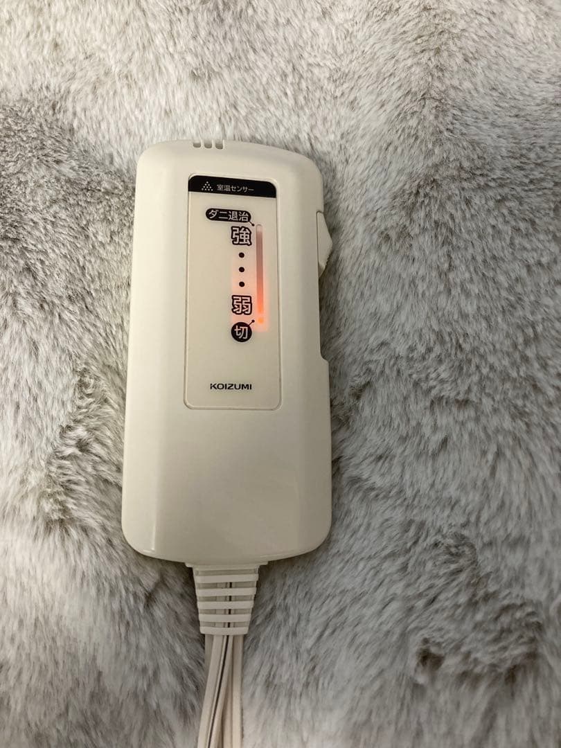 コイズミ ラビットファー 電気掛敷毛布 KDK-75241R 188×120cm