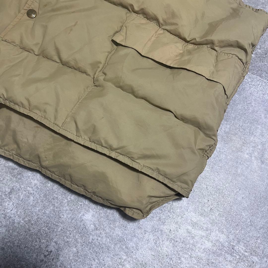 80s 90s L.L.Bean ダウンベスト　ベージュ