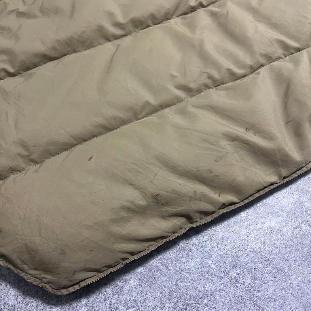 80s 90s L.L.Bean ダウンベスト　ベージュ