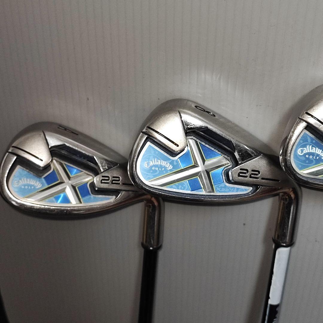 キャロウェイ X22 アイアン 5.6.8.A 4本 レディース ハーフセット