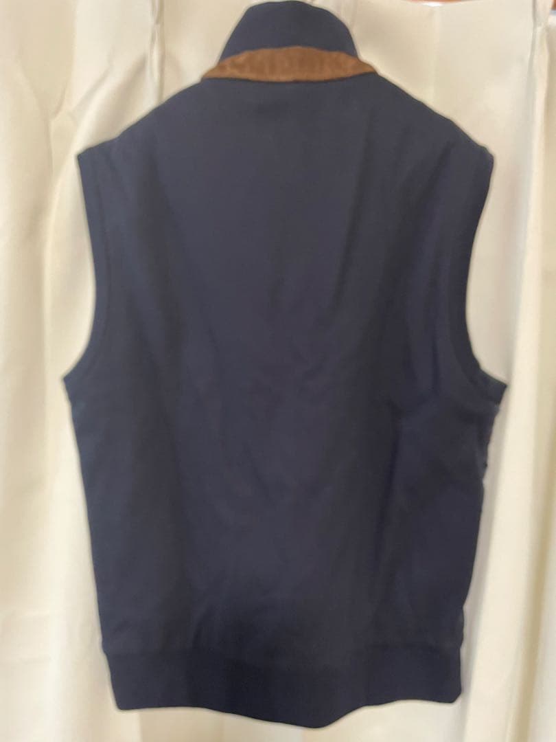 ラルフローレンパープルレーベル キルティングダウンベスト リバーシブル