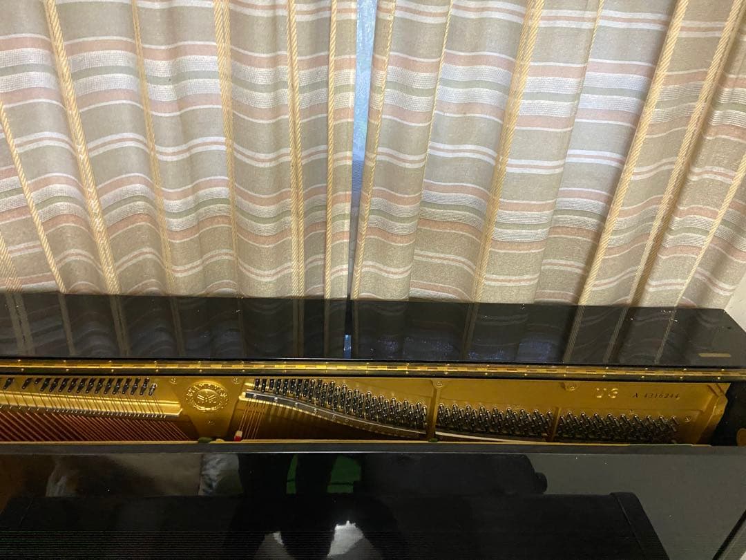 YAMAHA U3 アップライトピアノ 黒色 椅子付き