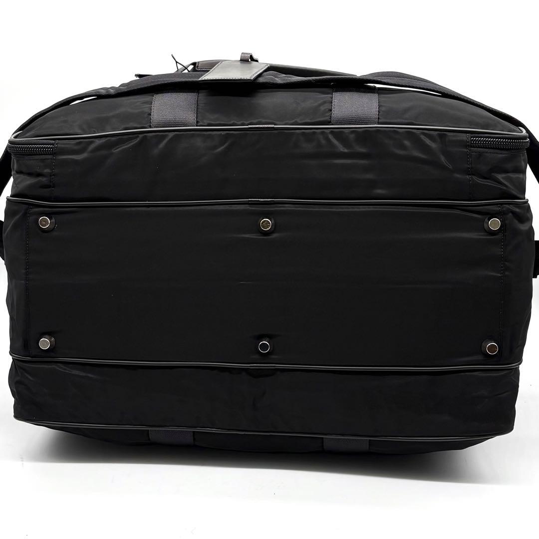 【専用】プラダ 2way ボストンバッグ ナイロン サフィアーノ 三角ロゴ 黒