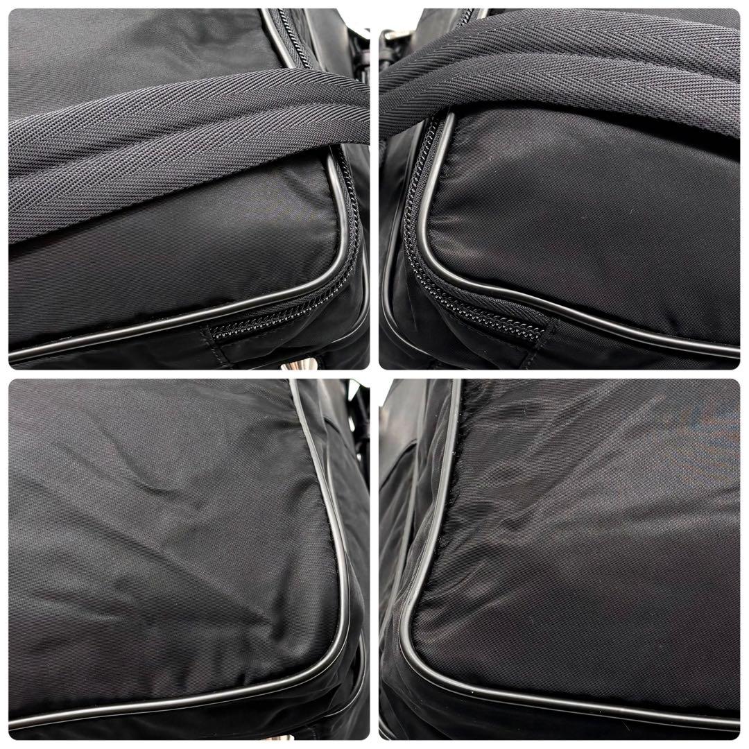 【専用】プラダ 2way ボストンバッグ ナイロン サフィアーノ 三角ロゴ 黒