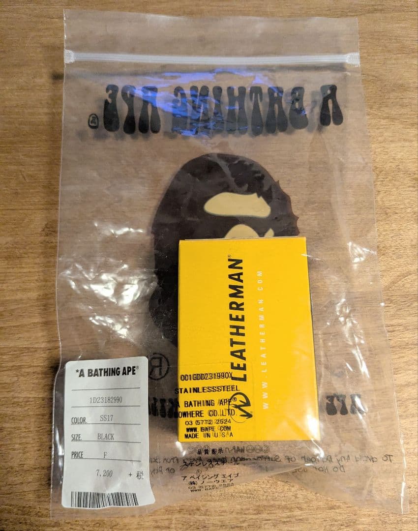 新品17ss BAPE × LEATHERMAN MICRA マルチツール