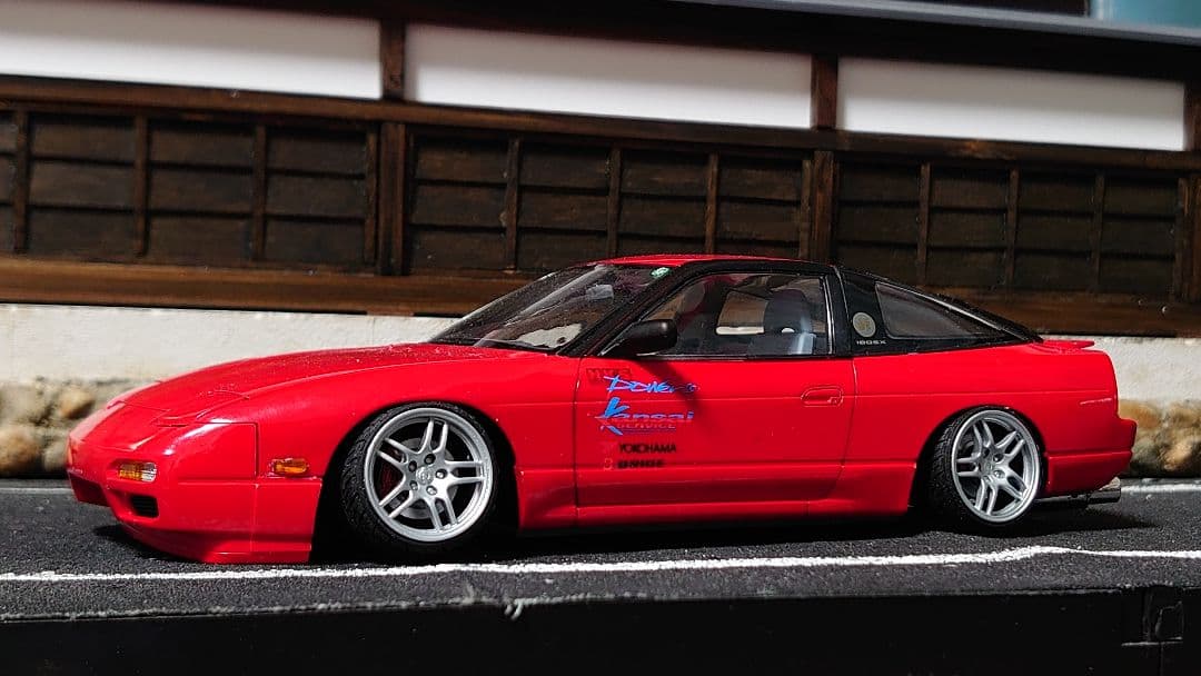 1/24 アオシマ 180sx 完成品