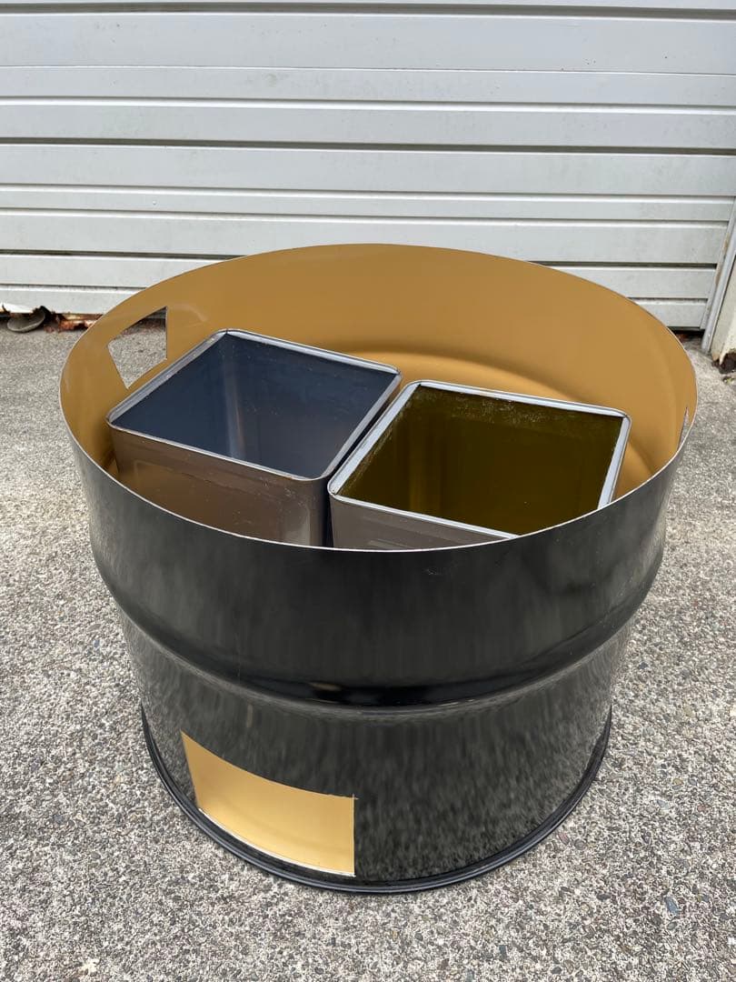 ☆ナターリア ドラム缶 一斗缶 焼却炉セット ドラム缶用蓋付き
