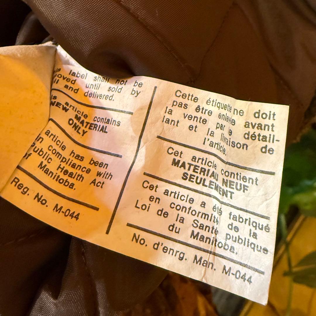 90s カナダ製　NORTHWOODS ウールレザーコンビカバーオール