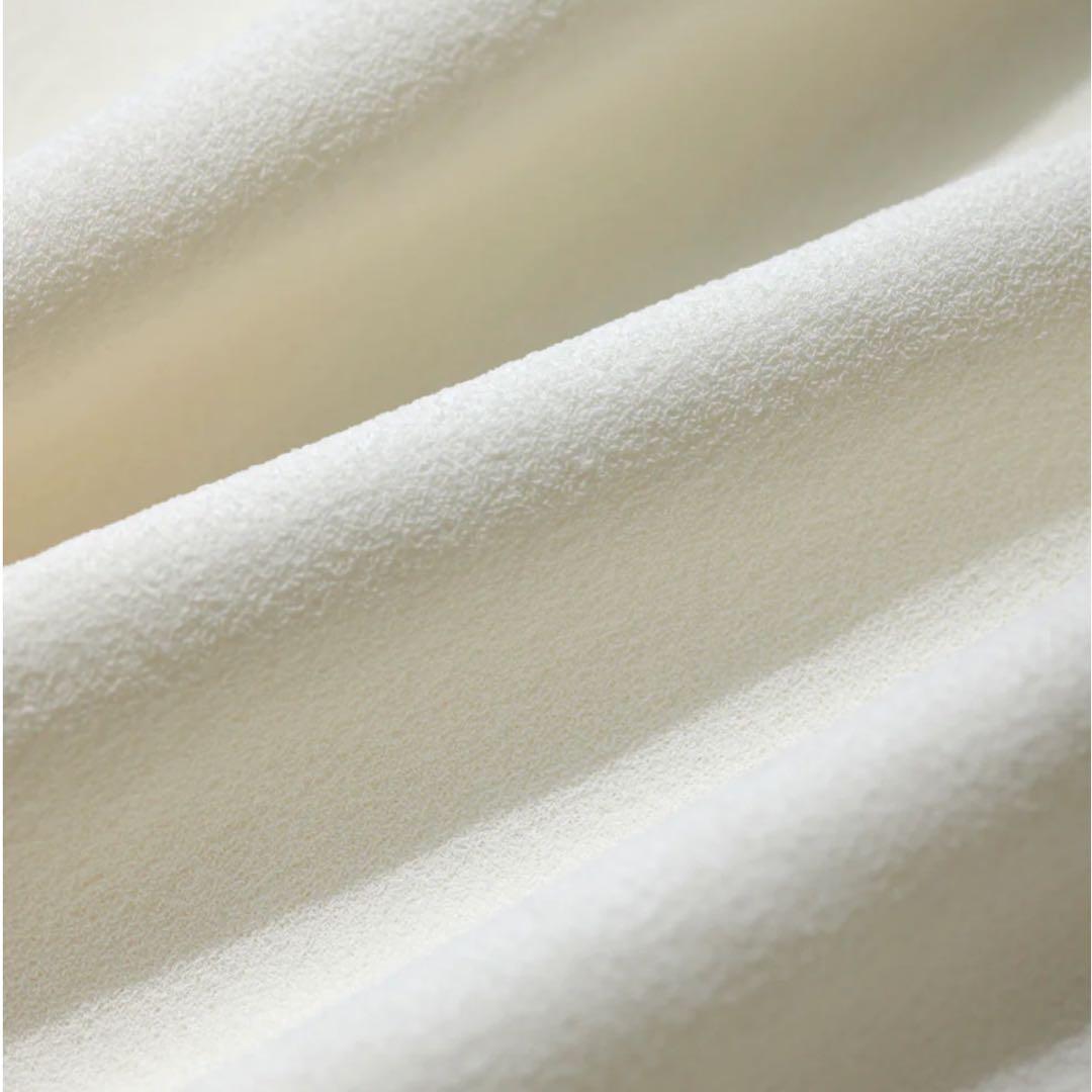 soeju ソージュジョーゼットリボンブラウス　ホワイト　M